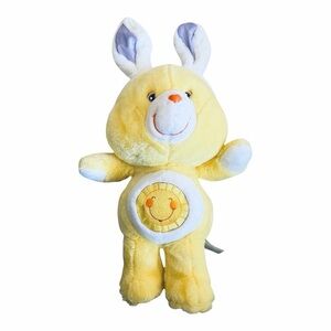 VTG Care Bears Funshine Bear Easter Bunny Ears Plush 20"